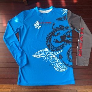 HYPR mens XL rashguard surf shirt